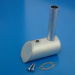 Accessori DLE fori singoli tubo di scarico per DLE60 motore benzina/benzina per RC FPV Racing Freestyle droni fai da te